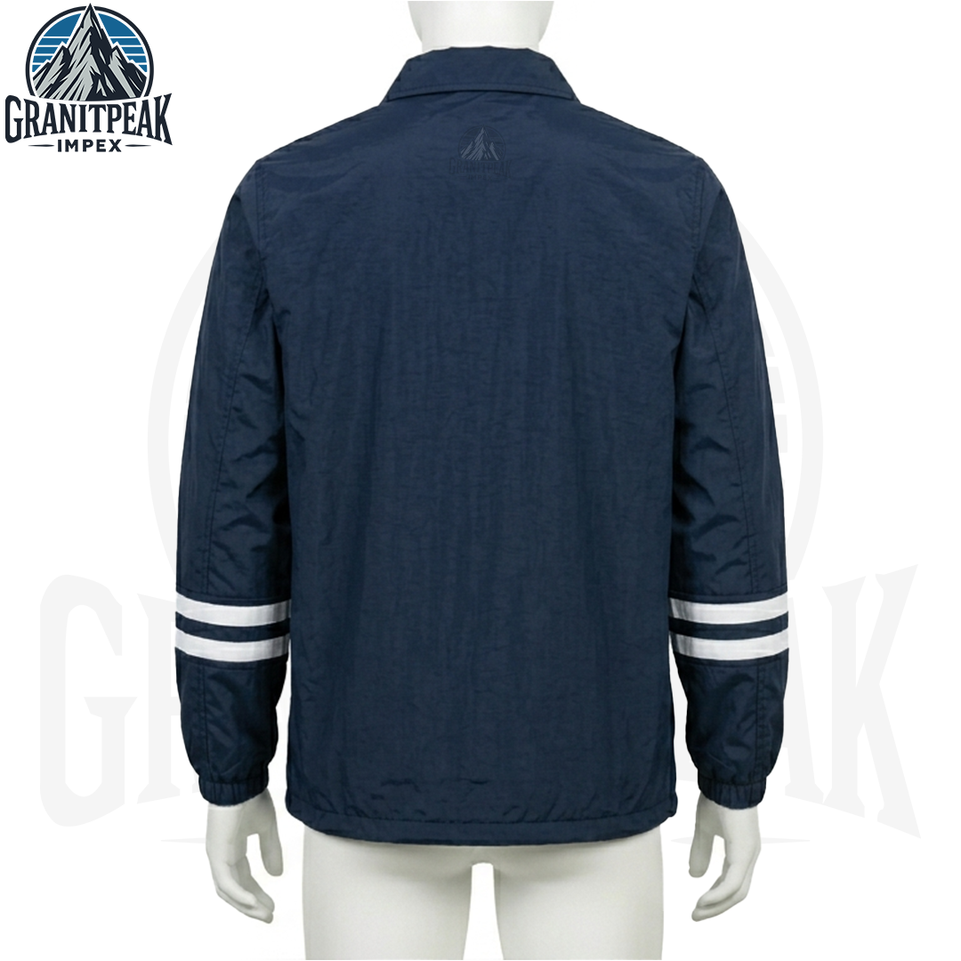 Coach Jacket GPI-COJ-02: Lightweight Protection, Comfort & Streetwear Style - Image 2
